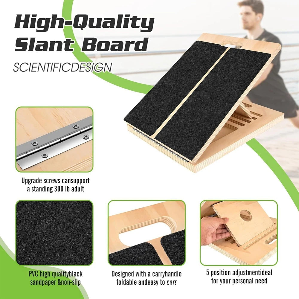 Zusammenklappbares Schräg-Stretchboard – Pflegen Sie Ihre Beine und verbessern Sie Ihre Leistung