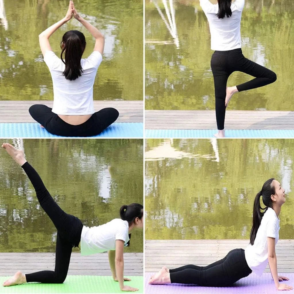 Non-Slip Yoga Mat 4mm | Mat for Fitness, Pilates, and Home Gym